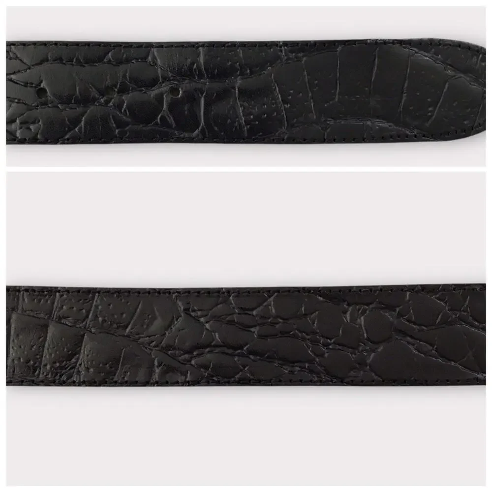 Avignon black leather